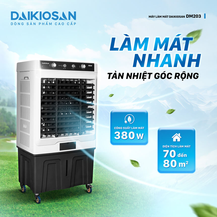 Quạt điều hòa Daikiosan DM203 380W