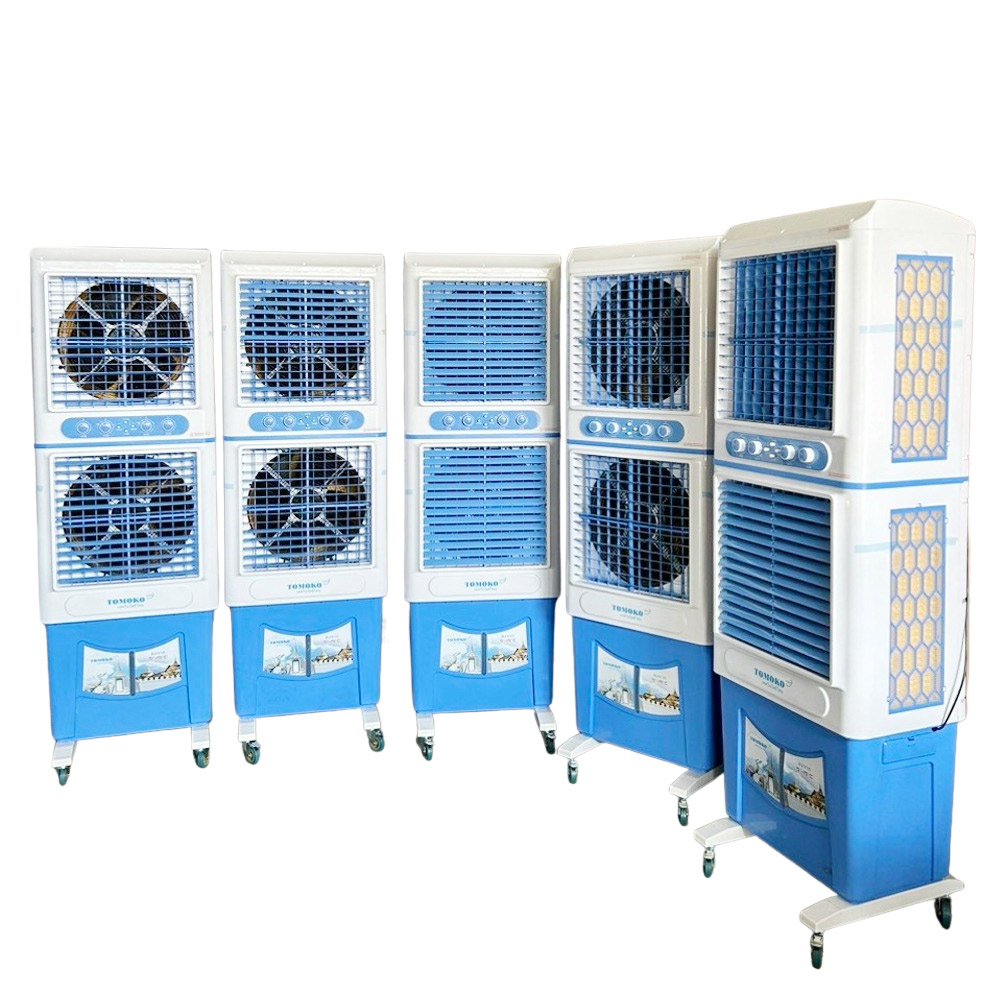 Quạt hơi nước 2 tầng công nghiệp Tomoko HA-1800 600W to khỏe mát nhanh