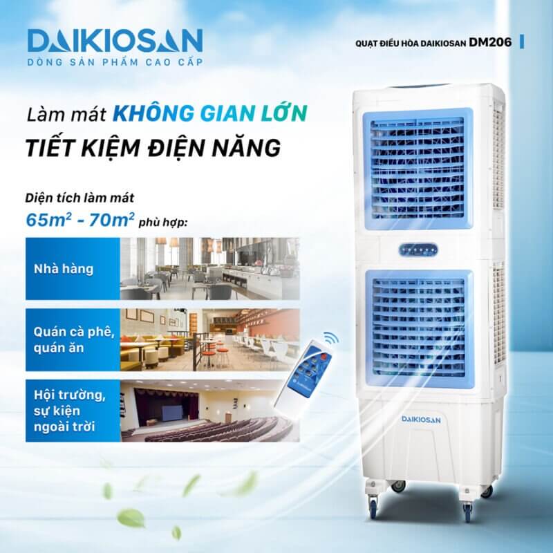 Quạt điều hòa Daikiosan DM206 2 tầng