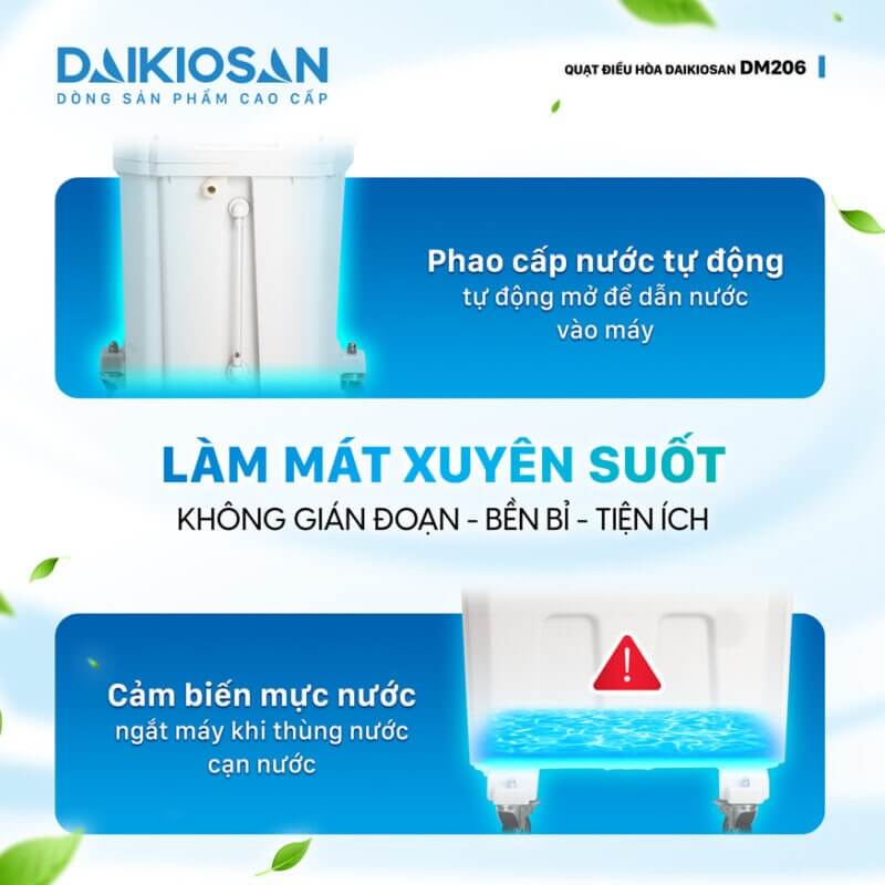 Quạt điều hòa Daikiosan DM206 2 tầng