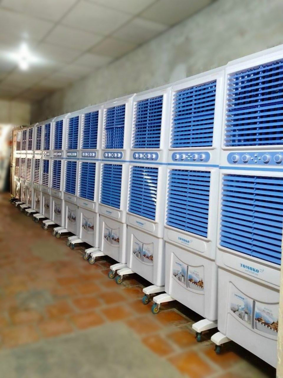 Quạt hơi nước 2 tầng công nghiệp Tomoko HA-1800 dành cho nhà xưởng, nhà kho, quán ăn uống, sân chơi, nơi đông người