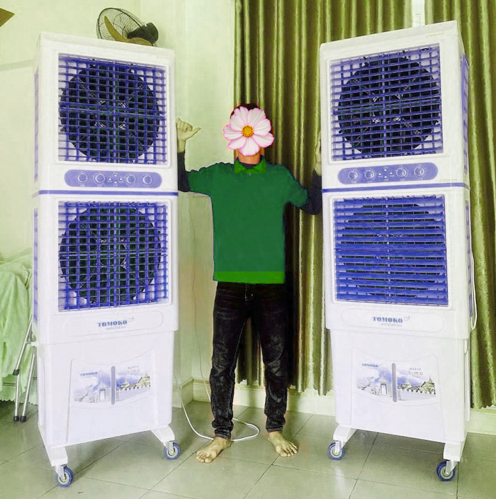 Quạt hơi nước 2 tầng công nghiệp Tomoko HA-1800 cao to