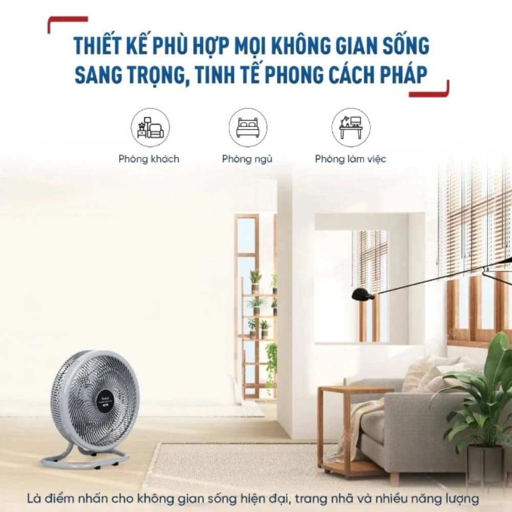Quạt sàn Tefal VH686790 thiết kế phù hợp mọi không gian