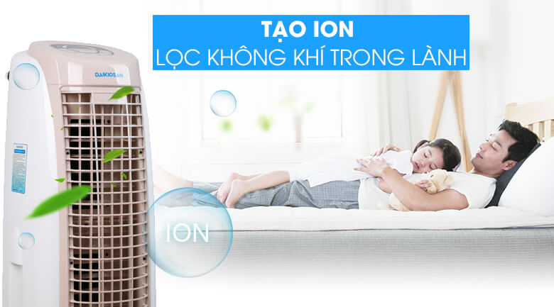 Quạt điều hòa - Máy làm mát không khí Daikiosan DM105 tạo ion giúp lọc sạch không khí