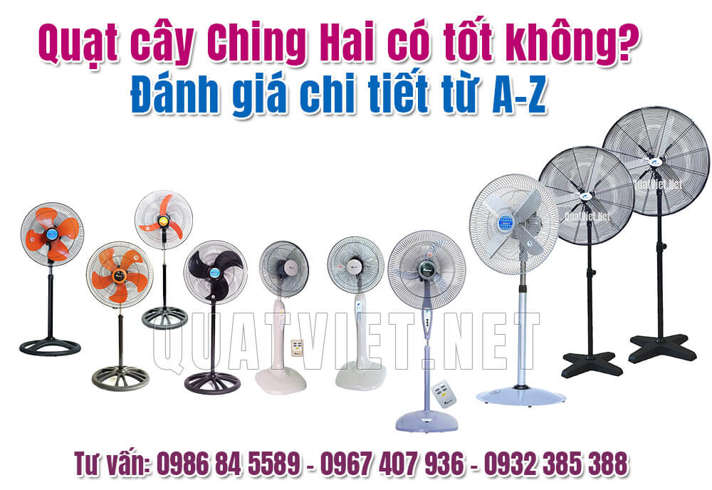 Quạt cây ChingHai có tốt không? Đánh giá chi tiết từ A-Z