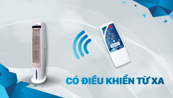 Nhiều dòng quạt Daikiosan có Điều khiển từ xa và hẹn giờ