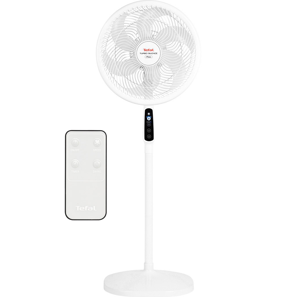 Quạt đứng Tefal Turbo Silence Plus VH689690 trắng có điều khiển từ xa