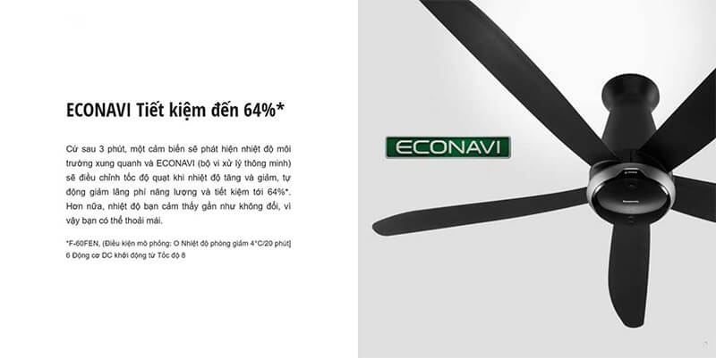 Cảm biến thông minh ECONAVI – Tự điều chỉnh để tiết kiệm điện