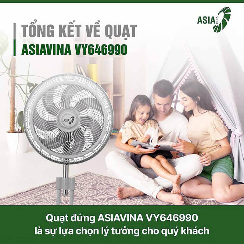 Tổng kết của quạt sàn rút Asia Turbo Max VY646990