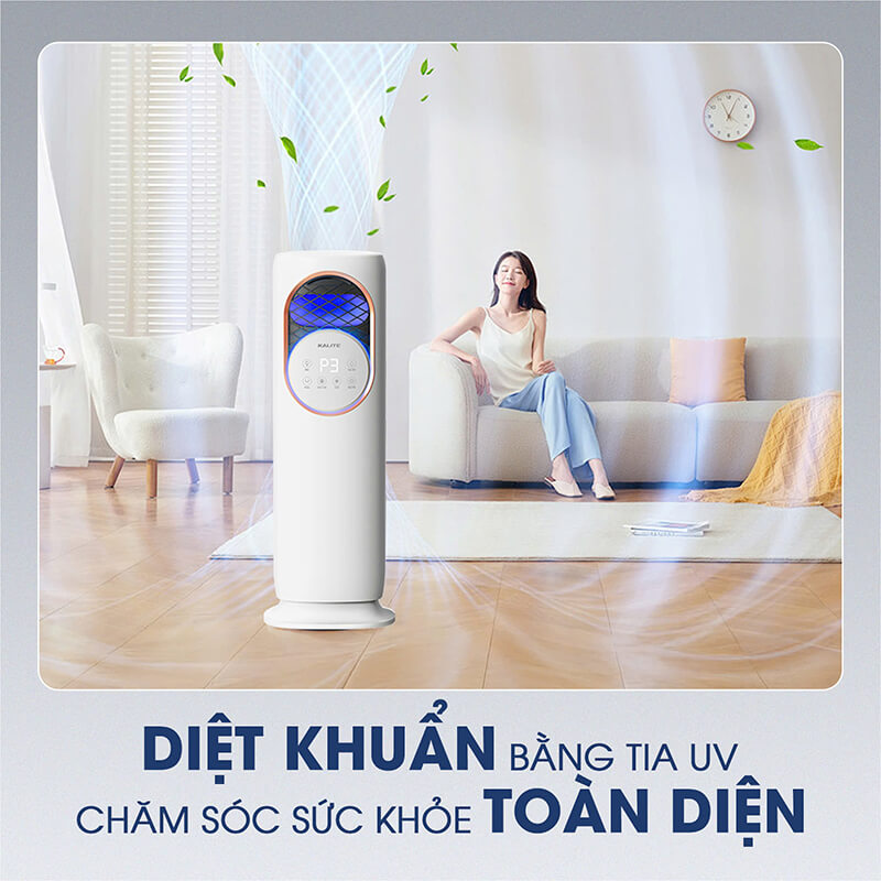 Diệt khuẩn UV không khí sạch, an toàn sức khỏe