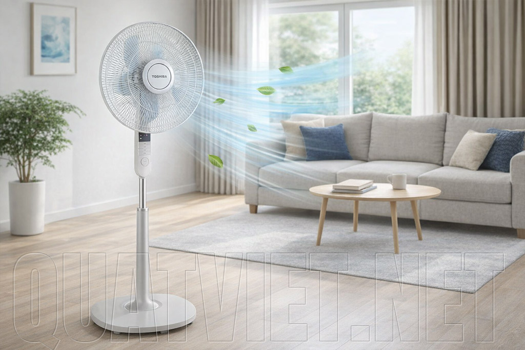 Quạt đứng Toshiba F-LSA20(H)VN làm mát phòng khách