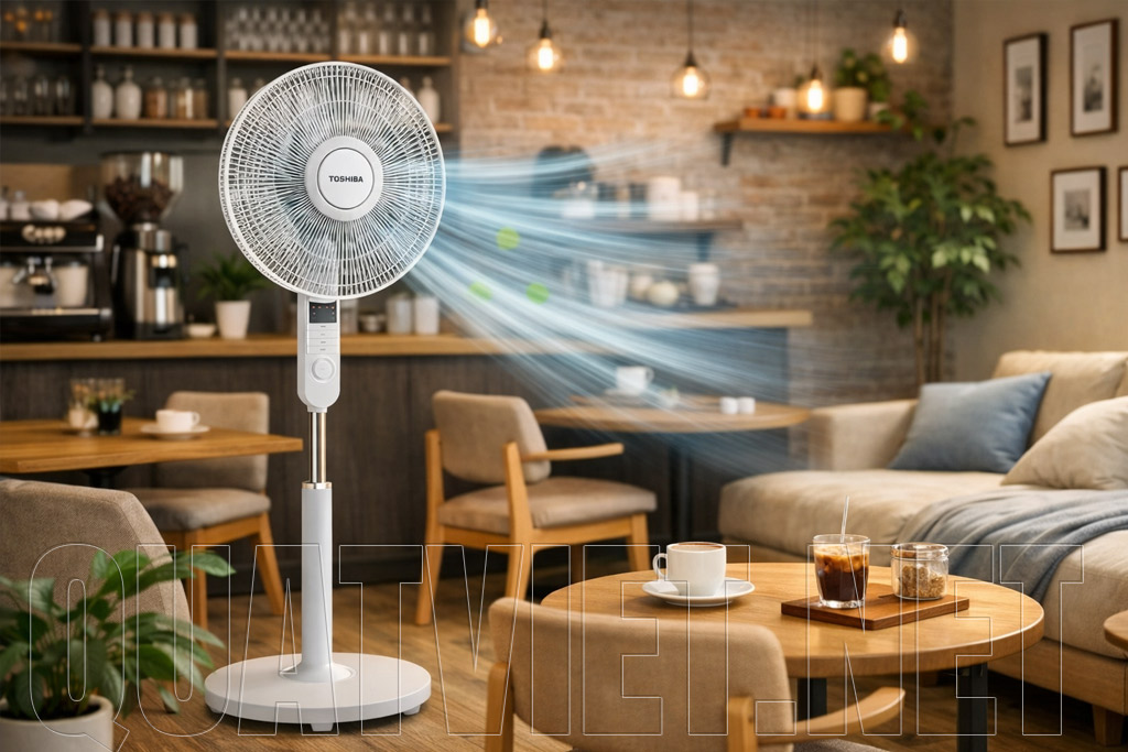 Quạt đứng Toshiba F-LSA20(H)VN làm mát quán nước