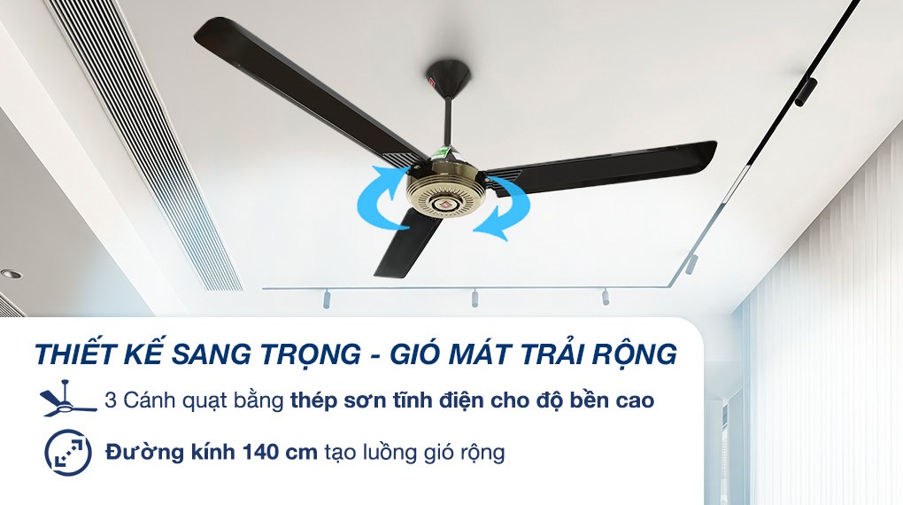 Thiết kế sang trọng – Gió mát lan tỏa khắp không gian