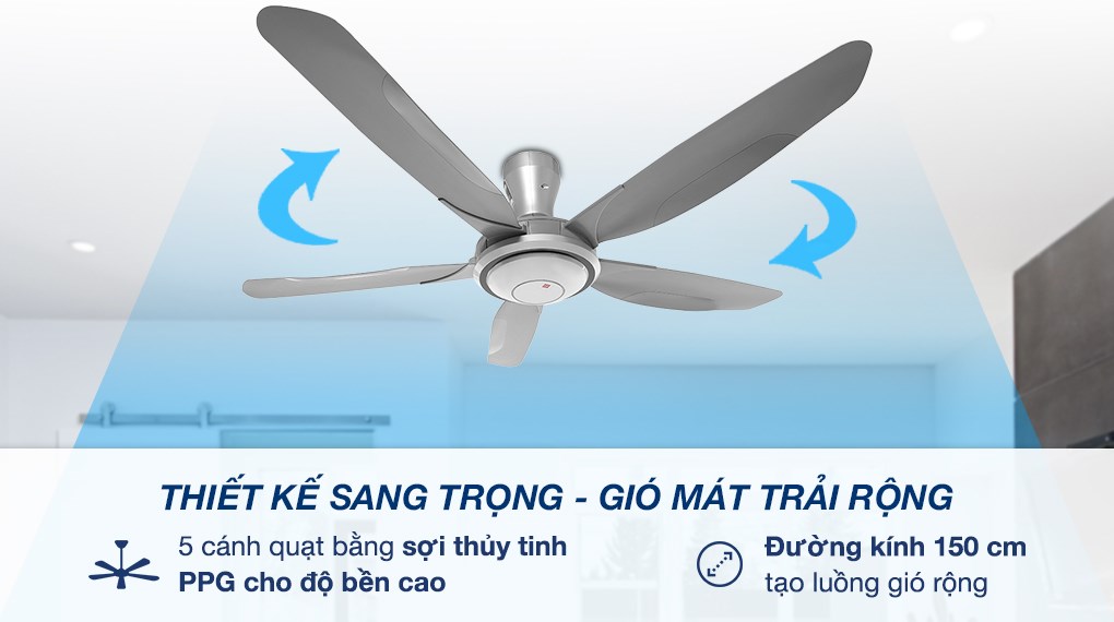 Thiết kế sang trọng, gió mát lan tỏa rộng khắp không gian