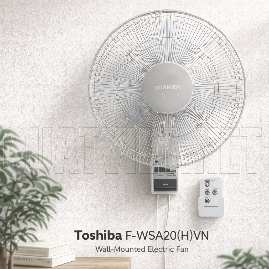 Quạt treo tường Toshiba F-WSA20(H)VN gia đình
