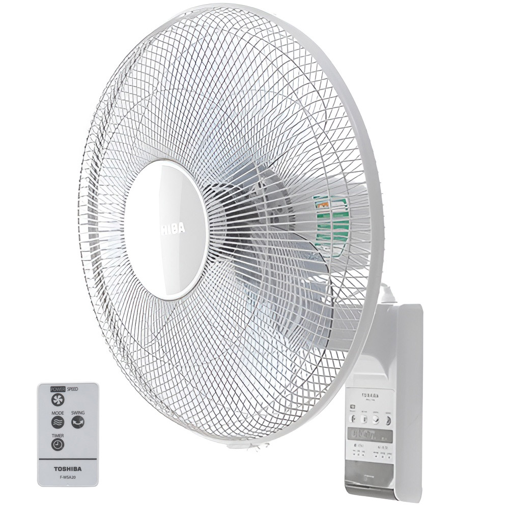 Quạt treo tường Toshiba F-WSA20(H)VN Nhật Bản có điều khiển từ xa