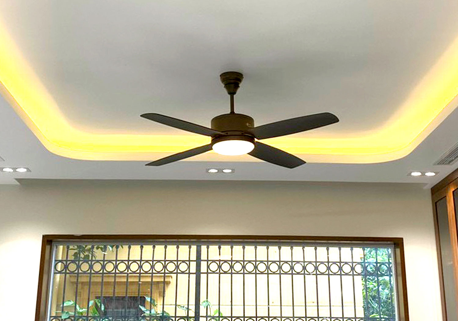 Quạt trần đèn Kaiyokukan Nhật Bản NAGO-594 - ảnh thực tế