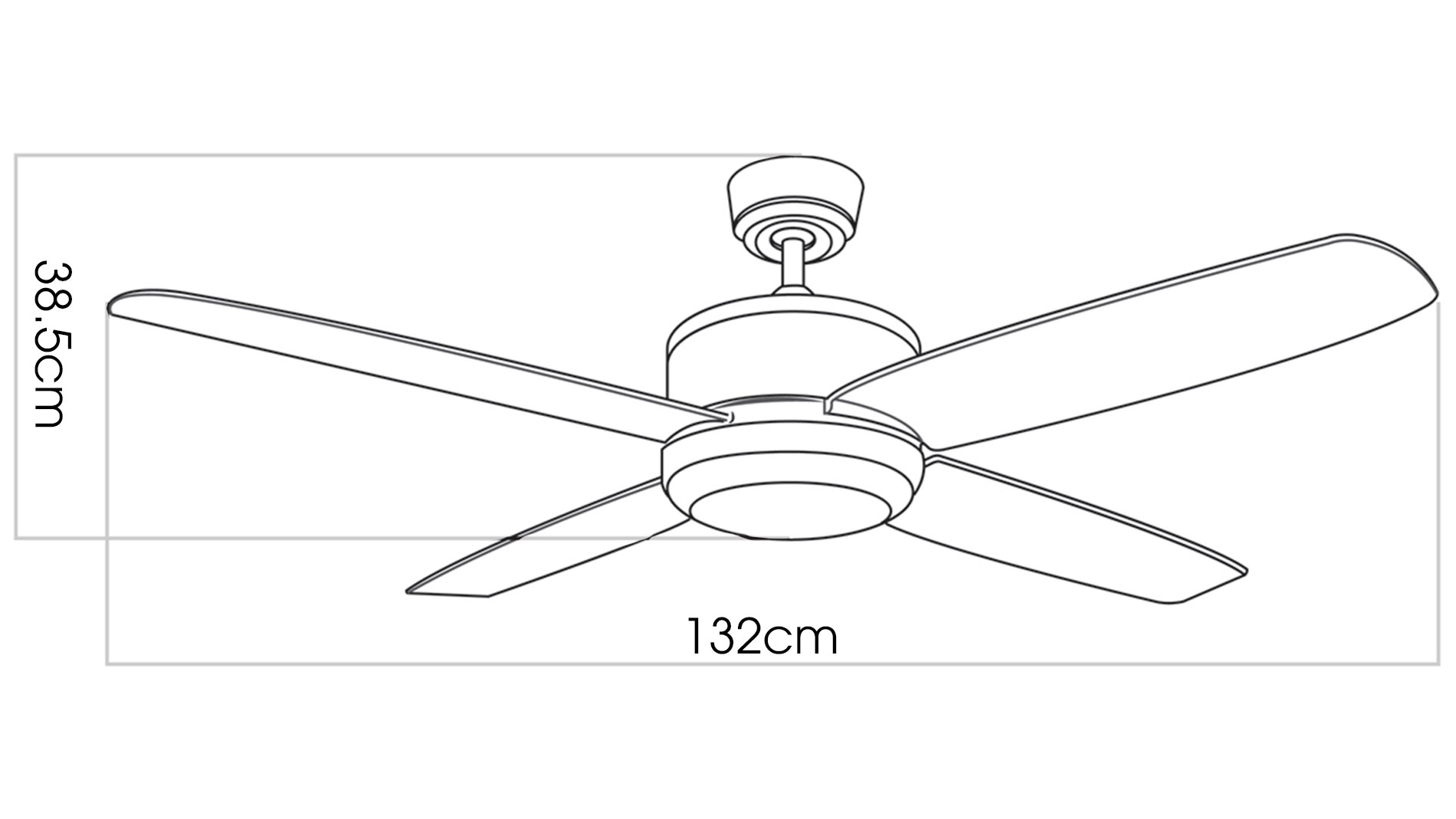 Thông Số Kỹ Thuật Quạt Trần Đèn Kaiyokukan NAGO-594