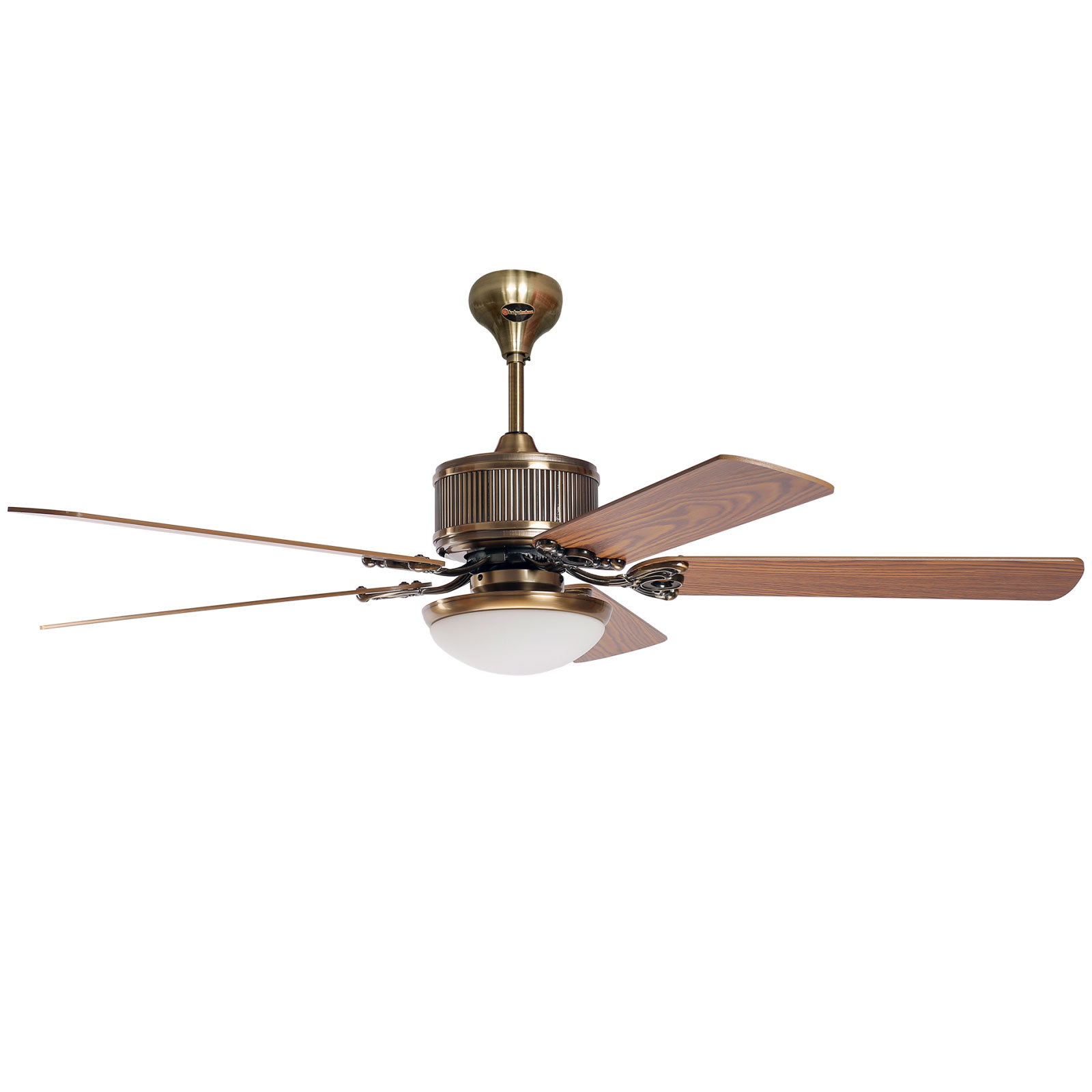Quạt trần đèn Kaiyokukan Nhật Bản OKA-181-AB cánh 152cm