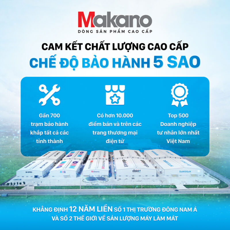 Cam kết chất lượng cao cấp từ thương hiệu uy tín hàng đầu
