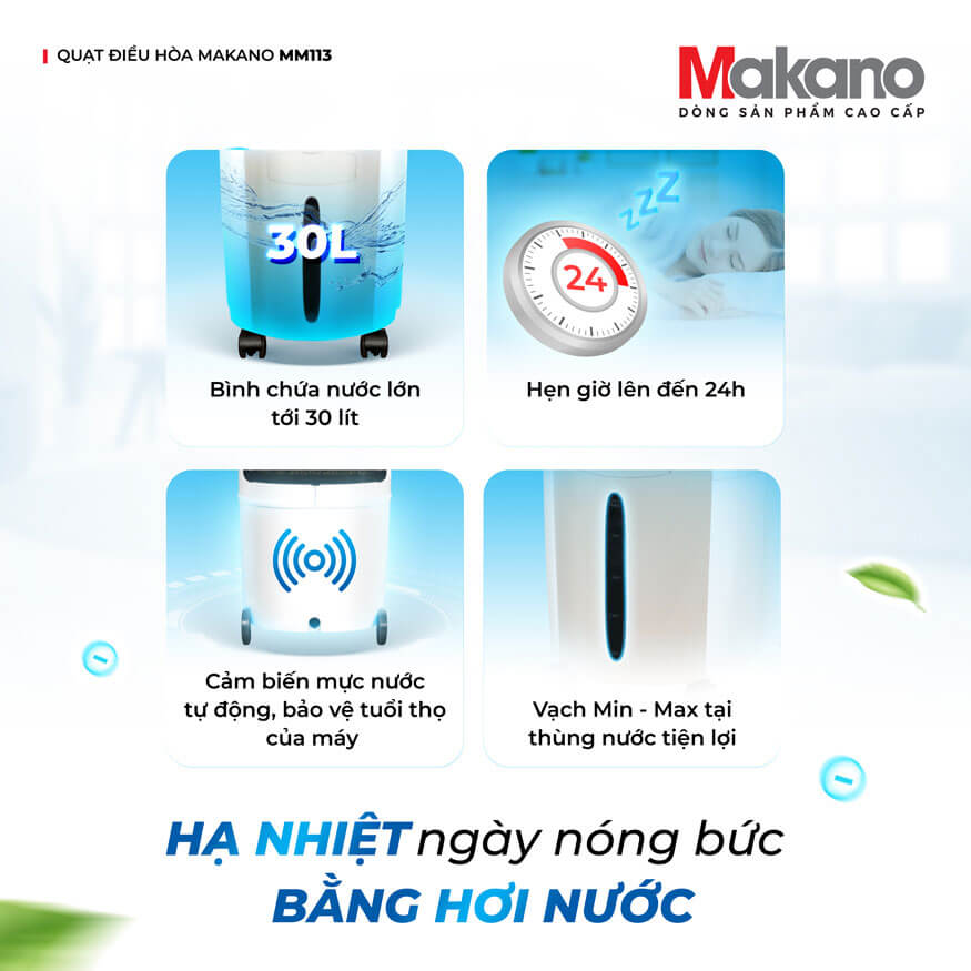 Cảm biến mực nước tự động, bảo vệ tuổi thọ máy