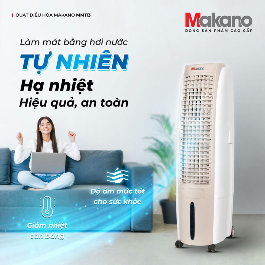 Làm mát bằng hơi nước, hạ nhiệt hiệu quả