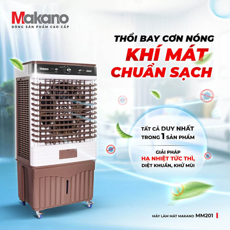 Giải pháp hạ nhiệt nhanh kết hợp khử mùi hiệu quả