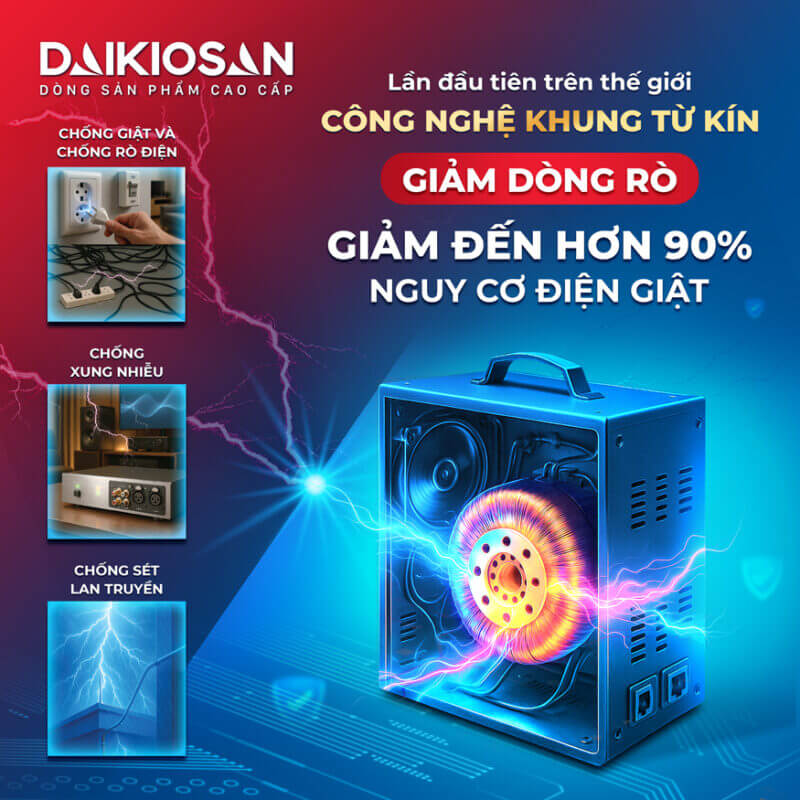 Máy chống giật là gì? Giải pháp bảo vệ an toàn điện toàn diện cho gia đình hiện đại