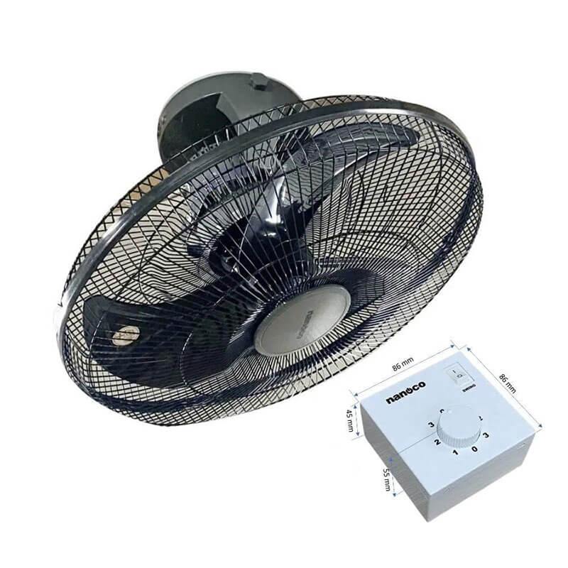 Quạt đảo trần Nanoco NOF1853GR điều khiển hộp số