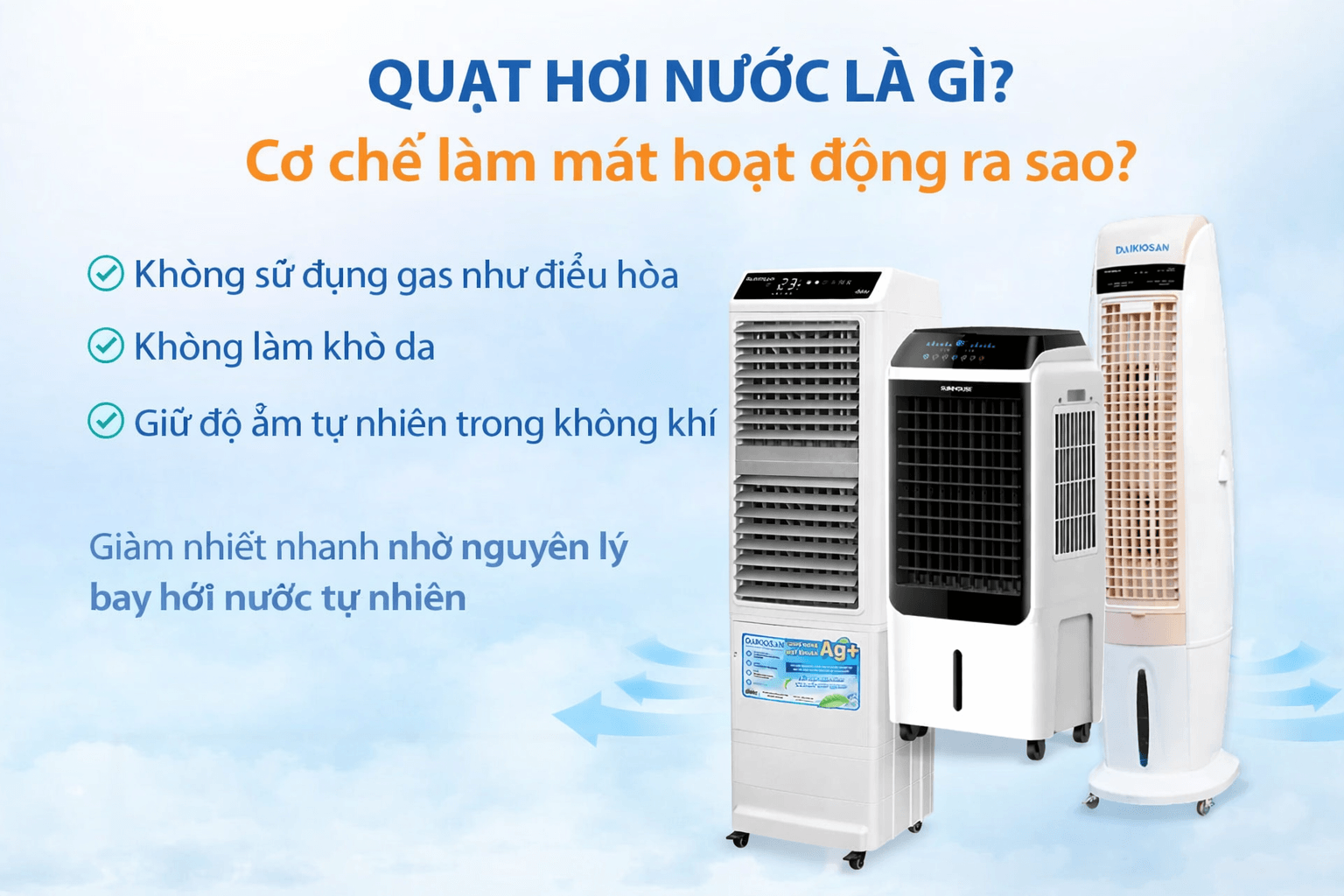 Quạt hơi nước là gì