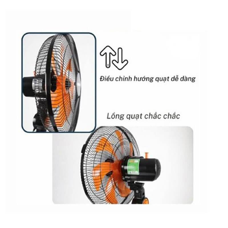 Sải cánh 40cm kết hợp 7 cánh quạt tạo gió mạnh