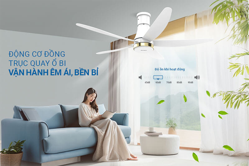 Độ ồn thấp ≤ 60dB – Không gian yên tĩnh tuyệt đối