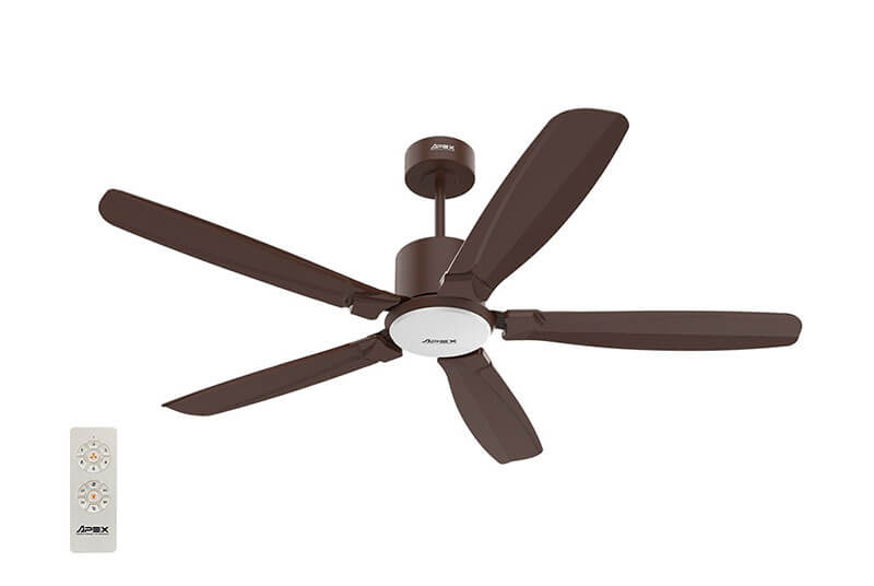 Quạt trần đèn Sunhouse Apex APF7682B sải cánh 1.42m