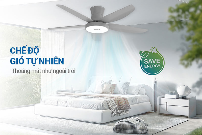 Chế độ gió ngủ & gió tự nhiên thông minh