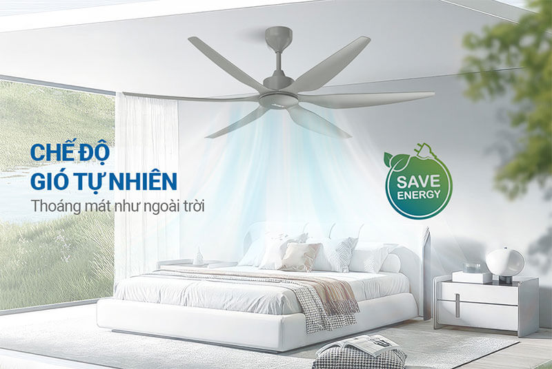 Chế độ gió tự nhiên – Mang lại cảm giác dễ chịu