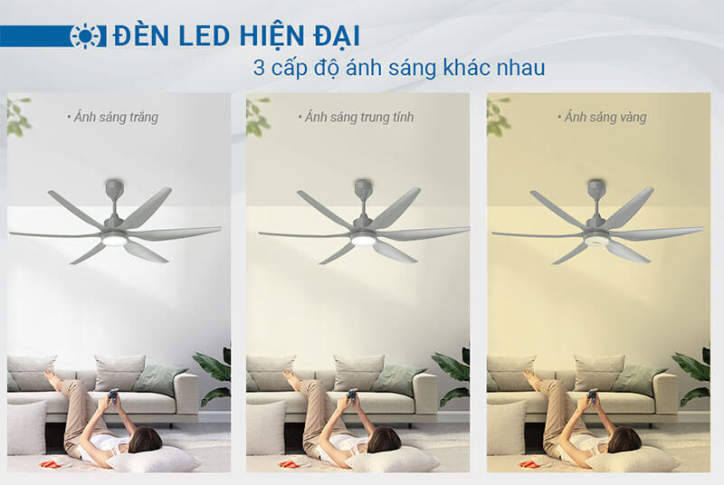 Đèn LED 3 màu – Linh hoạt chiếu sáng độc lập