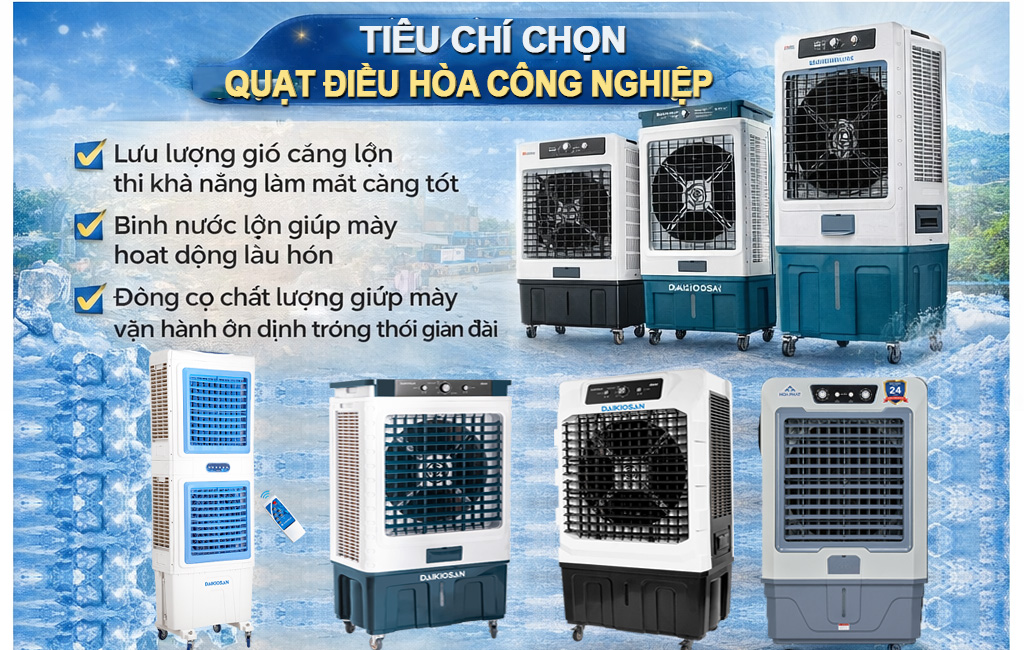 Quạt hơi nước công nghiệp công suất lớn
