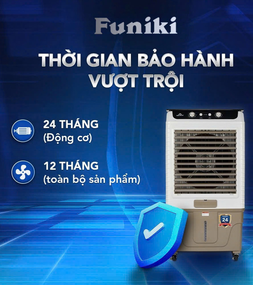 Máy làm mát không khí Funiki FC0111TN có thời gian bảo hành vượt trội