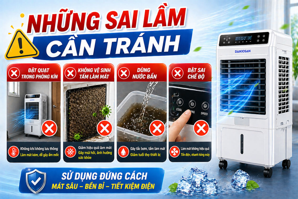 Những sai lầm cần tránh