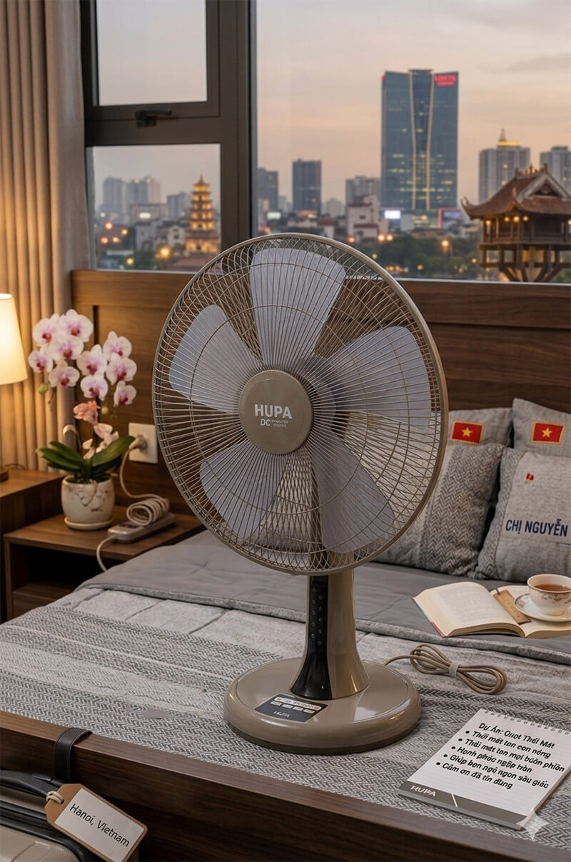 Quạt bàn Hupa BA1608