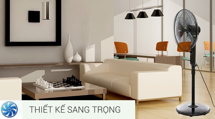 Quạt sàn quỳ Komasu BS35TN thiết kế sang trọng