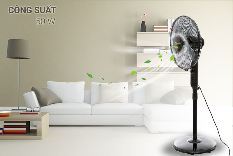 Quạt cây Midea FS40-15QR làm mát không gian gia đình