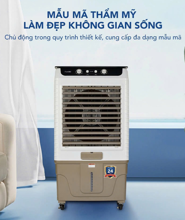 Quạt điều hòa Funiki FC0111TN mẫu mã thẩm mỹ, làm đẹp không gian sống