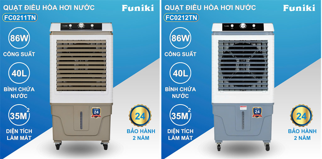 Quạt hơi nước Funiki FC0211TN và FC0211TN