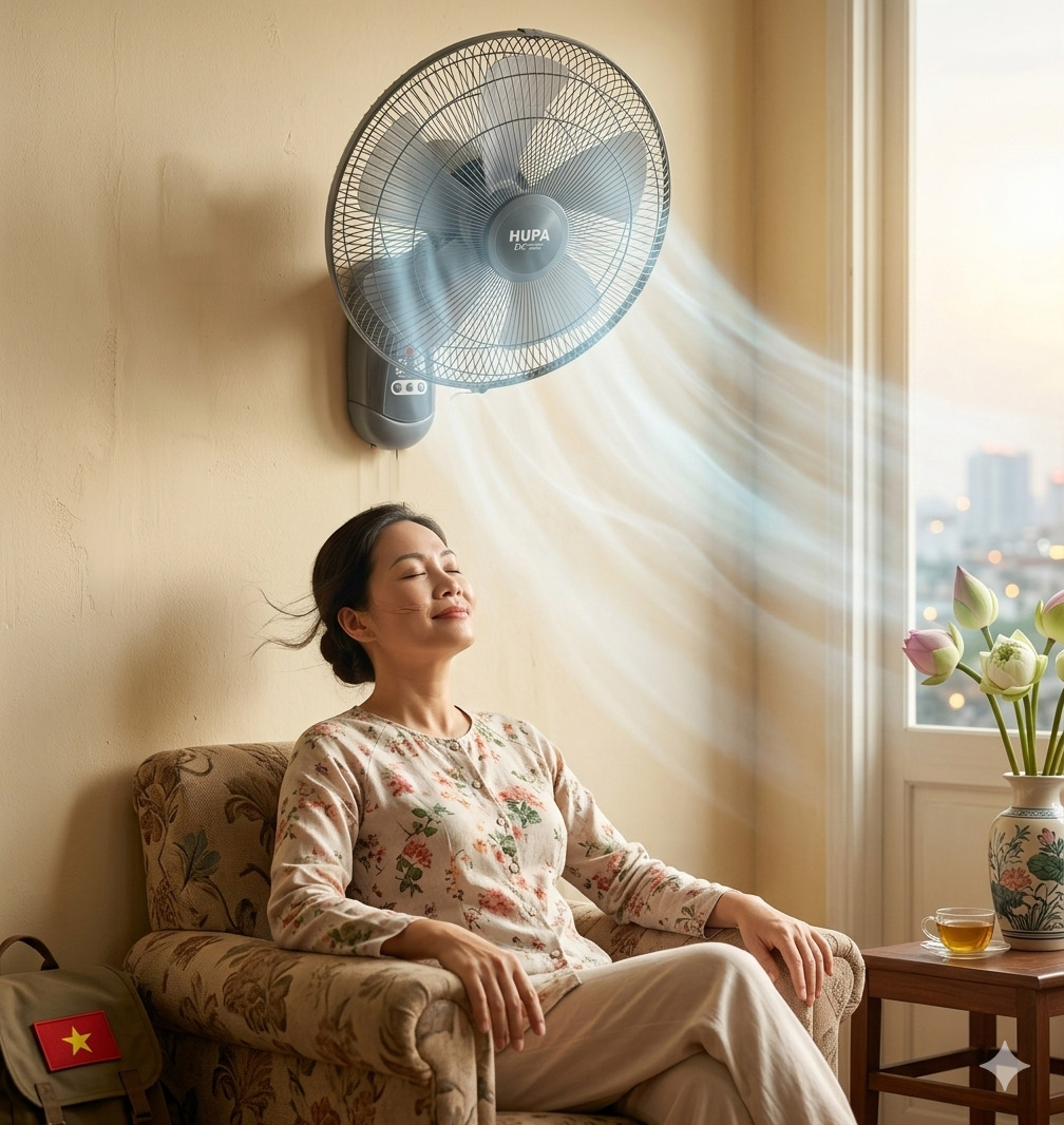 Quạt treo tường Hupa TR1601