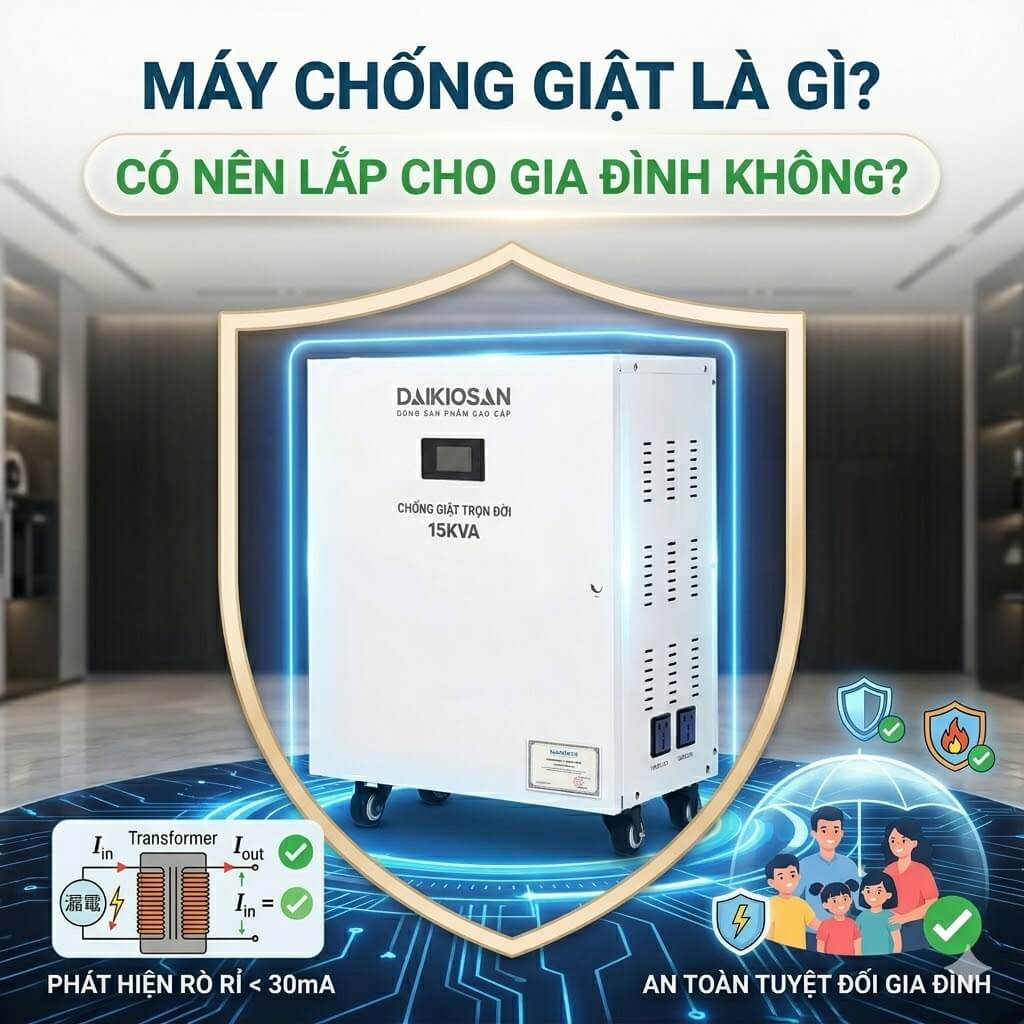 Máy chống giật là gì