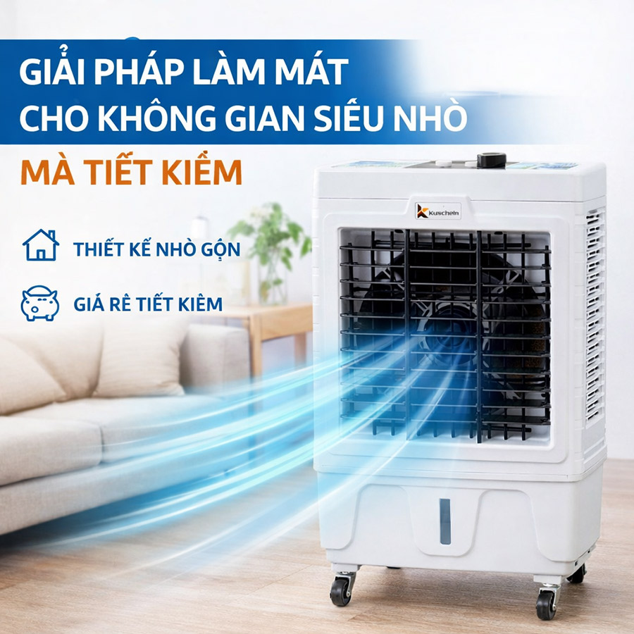 Giải pháp làm mát cho không gian siêu nhỏ mà tiết kiệm