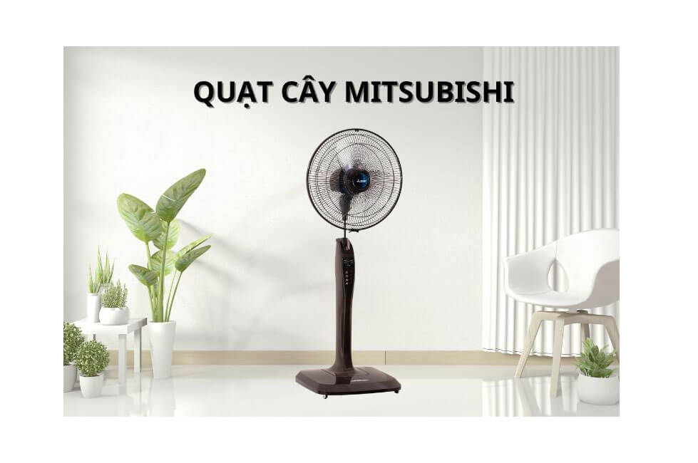 quạt đứng Mitsubishi LV16-RB CY-BW cho cảm giác dễ chịu hơn nhờ gió tự nhiên
