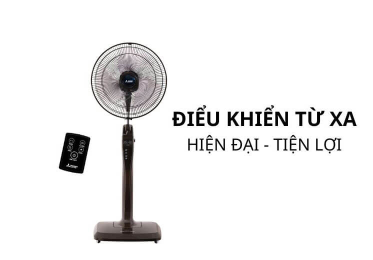 Quạt đứng Mitsubishi LV16-RB CY-BW dùng cho phòng ngủ
