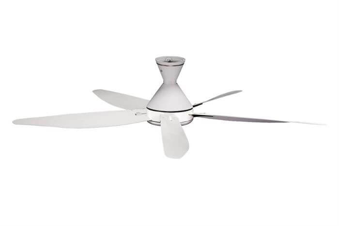 Kiểu dáng 5 cánh 3D giúp Quạt trần Panasonic 5 cánh F-60GDS-WS 40W tạo luồng gió mạnh và phân bổ đều khắp căn phòng